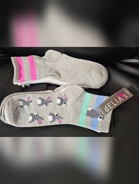 Delia's 6 Pairs Mid Crew Socks NWT